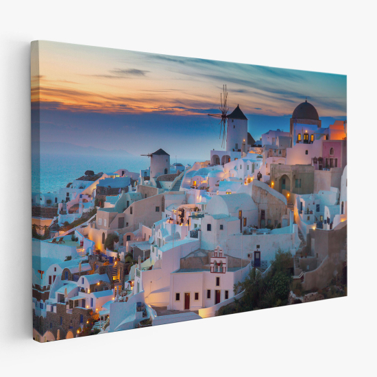 Cuadro en Lienzo - Santorini