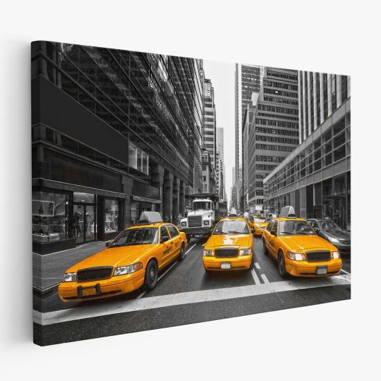 Cuadro en Lienzo - Taxis de Nueva York