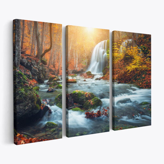 Cuadro tríptico - Cascada