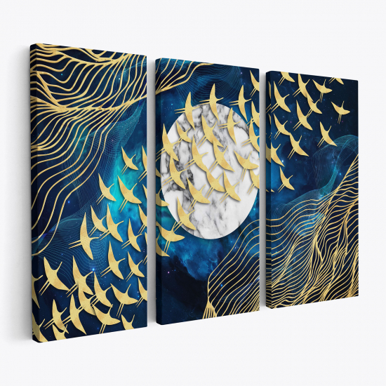 Cuadro tríptico - Diseño de Luna