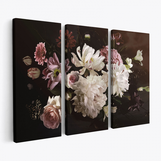 Cuadro tríptico - Flores