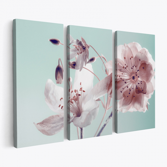 Cuadro tríptico - Flores
