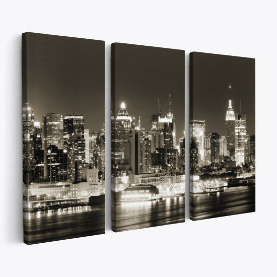 Cuadro tríptico - Nueva York