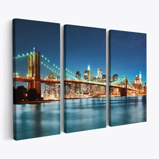 Cuadro tríptico - Nueva York