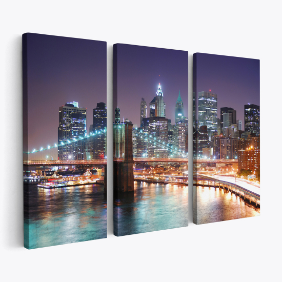 Cuadro tríptico - Nueva York