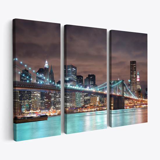 Cuadro tríptico - Nueva York