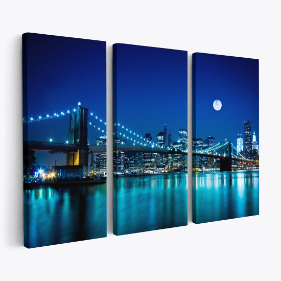 Cuadro tríptico - Nueva York
