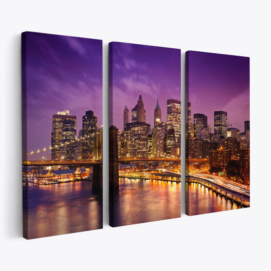 Cuadro tríptico - Nueva York