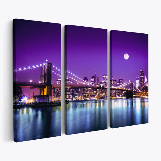 Cuadro tríptico - Nueva York
