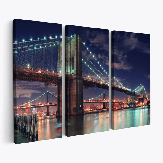 Cuadro tríptico - Nueva York