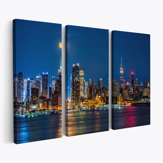 Cuadro tríptico - Nueva York
