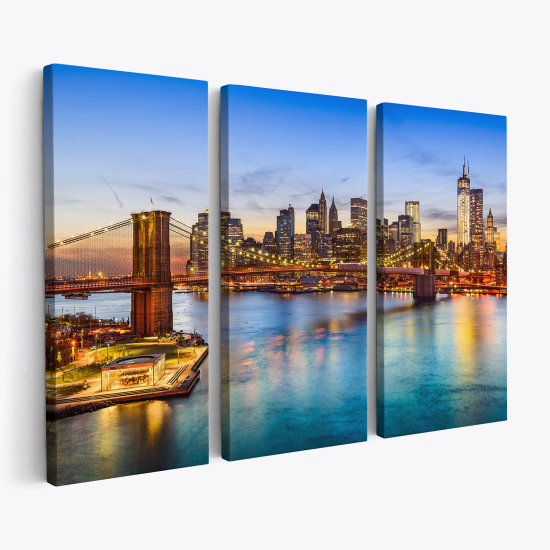 Cuadro tríptico - Nueva York