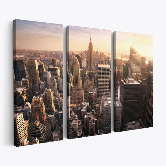 Cuadro tríptico - Nueva York
