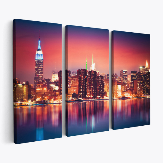 Cuadro tríptico - Nueva York