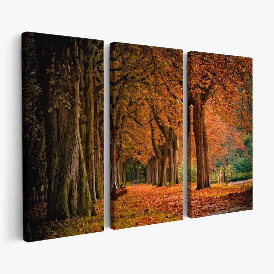 Cuadro tríptico - Otoño
