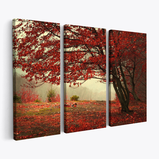 Cuadro tríptico - Otoño