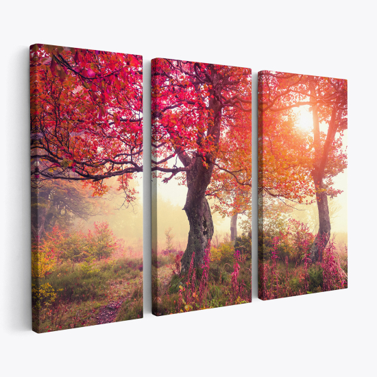 Cuadro tríptico - Otoño