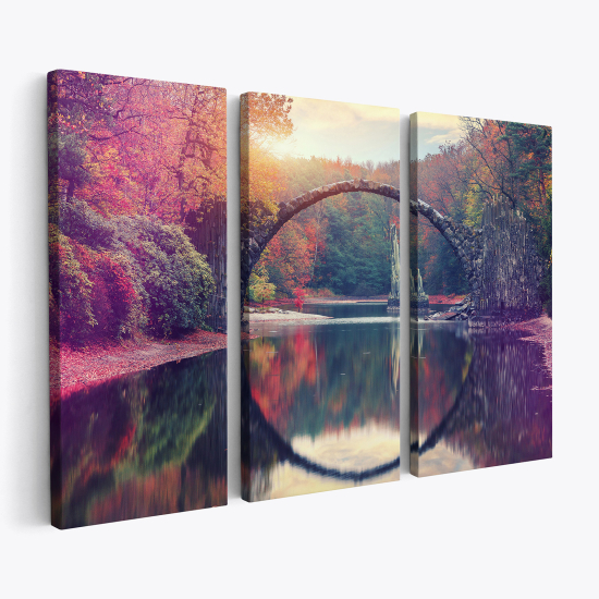 Cuadro tríptico - Puente del Diablo
