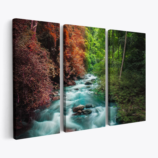 Cuadro tríptico - Río