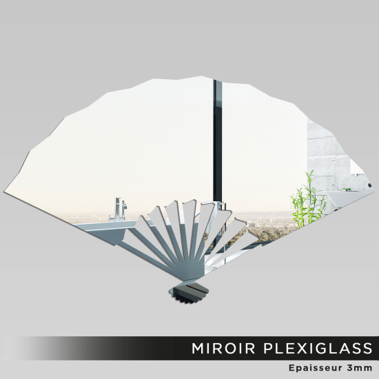 Espejo acrílico plexiglás - Abanico