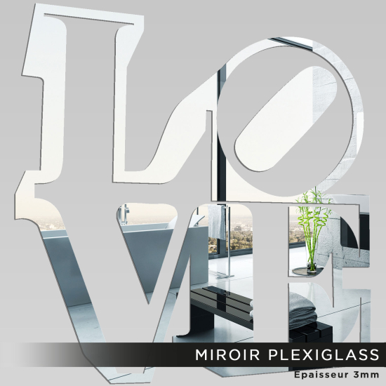 Espejo acrílico plexiglás - Amor