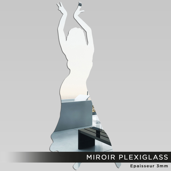 Espejo acrílico plexiglás - Bailarina oriental