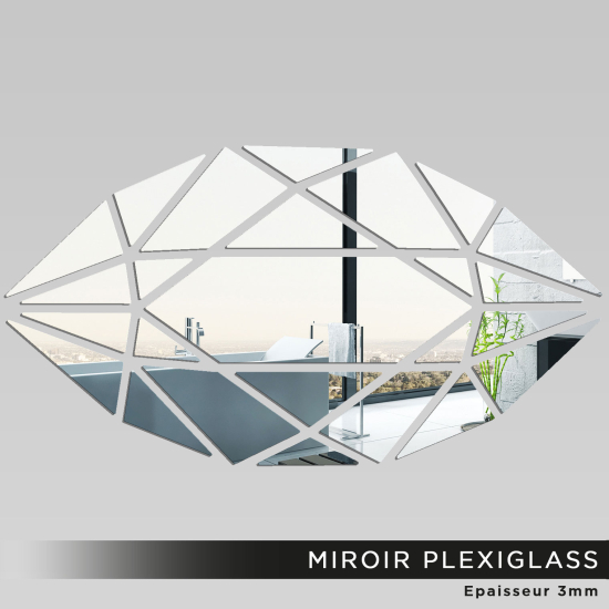 Espejo acrílico plexiglás - Balón de rugby