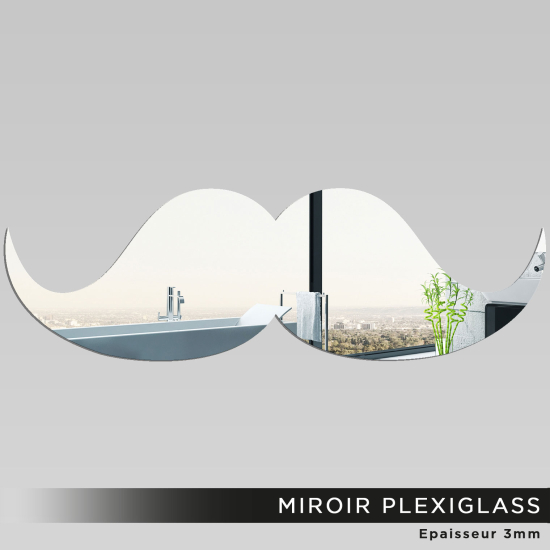 Espejo acrílico plexiglás - Bigote