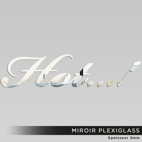 Espejo acrílico plexiglás - ¡Caliente...!