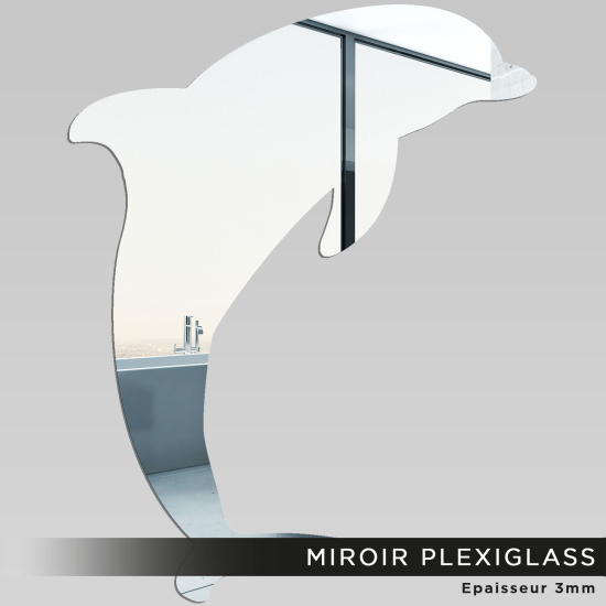 Espejo acrílico plexiglás - Delfín