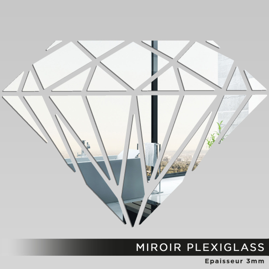 Espejo acrílico plexiglás - Diamante