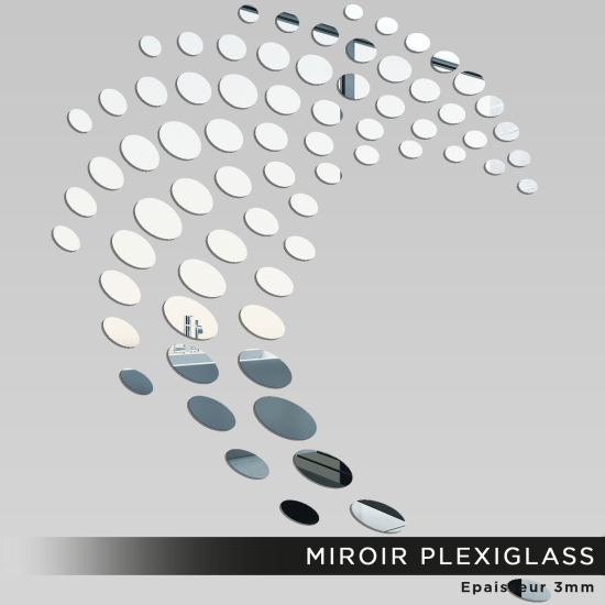 Espejo acrílico plexiglás - Diseño de guisante