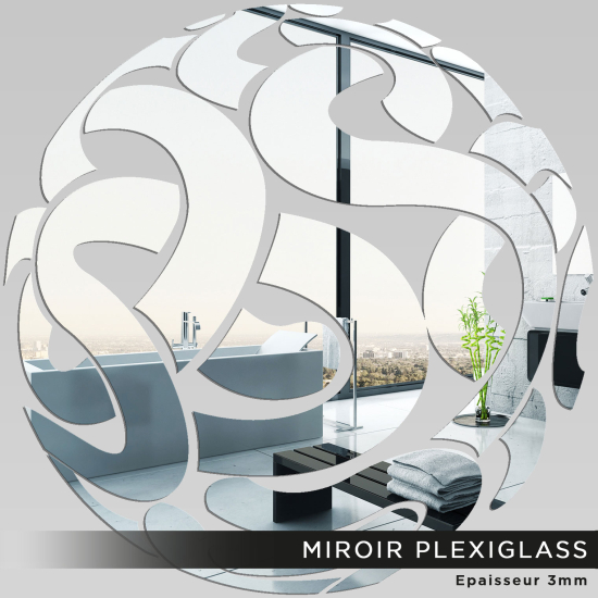 Espejo acrílico plexiglás - Diseño redondo