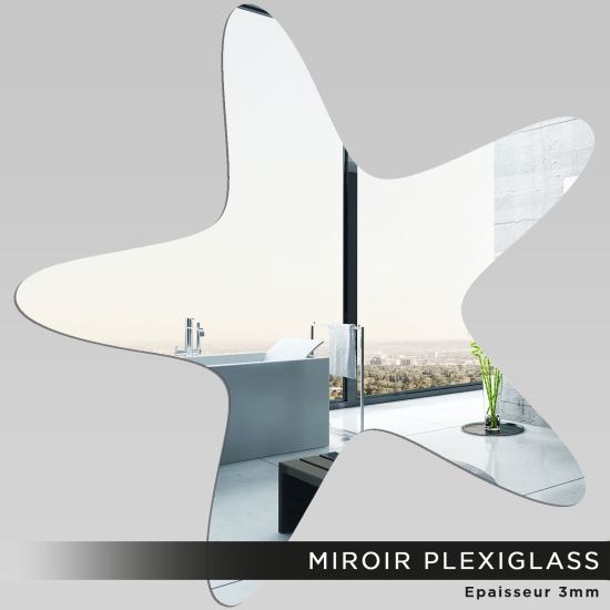 Espejo acrílico plexiglás - Estrella de mar