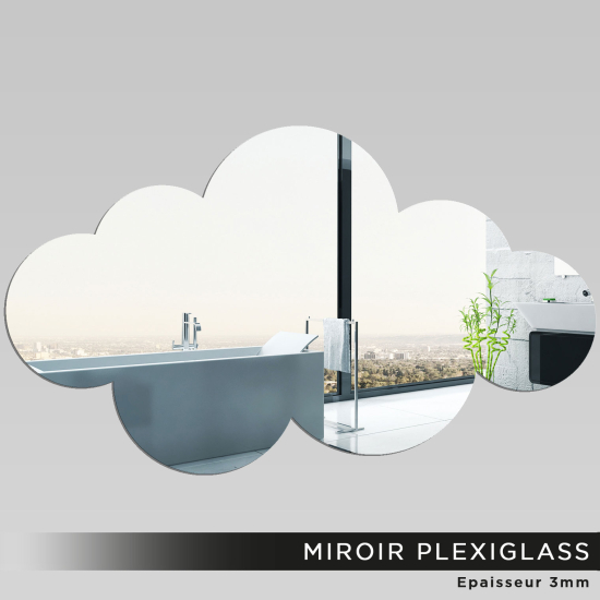 Espejo acrílico plexiglás - Nube