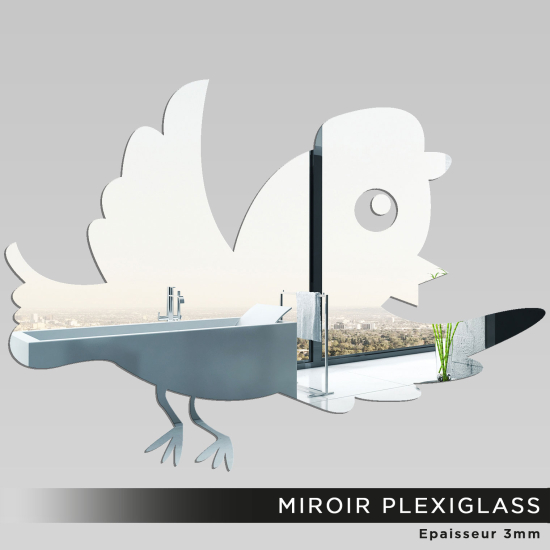 Espejo acrílico plexiglás - Pájaro