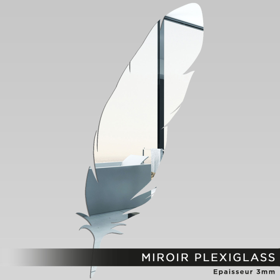Espejo acrílico plexiglás - Pluma