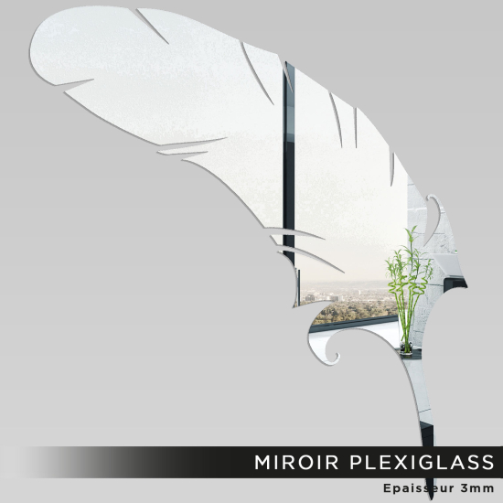 Espejo acrílico plexiglás - Pluma
