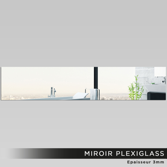 Espejo acrílico plexiglás - Rectángulo horizontal