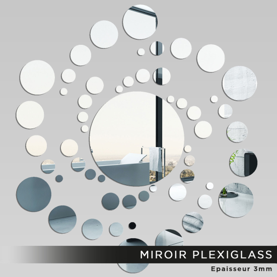Espejo acrílico plexiglás - Redondos