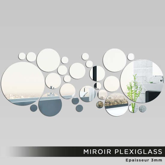 Espejo acrílico plexiglás - Redondos