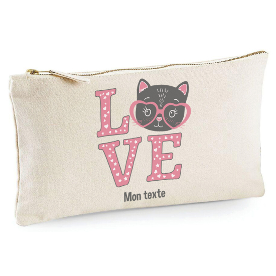 Estuche / Bolsa - Amor de gato