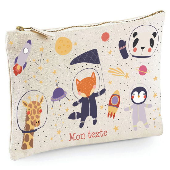 Estuche / Bolsa - Animales Astronautas