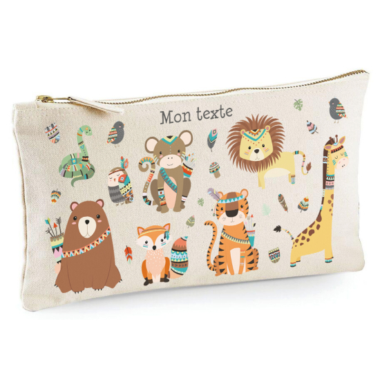 Estuche / Bolsa - Animales de la jungla