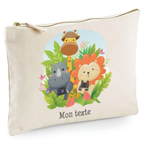 Estuche / Bolsa - Animales de la Selva