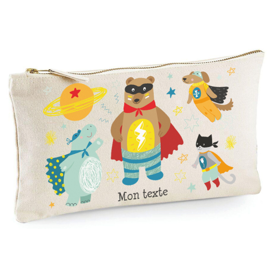 Estuche / Bolsa - Animales superhéroes