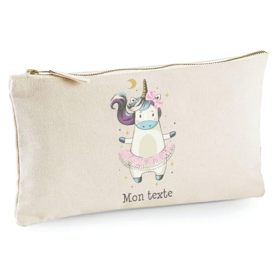 Estuche / Bolsa - Bailarina unicornio