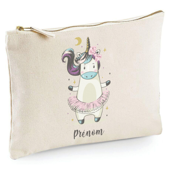 Estuche / Bolsa - Bailarina unicornio
