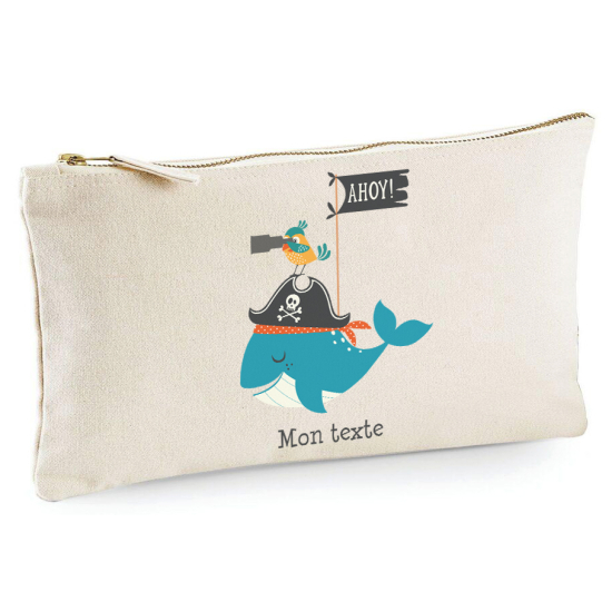 Estuche / Bolsa - Ballena pirata
