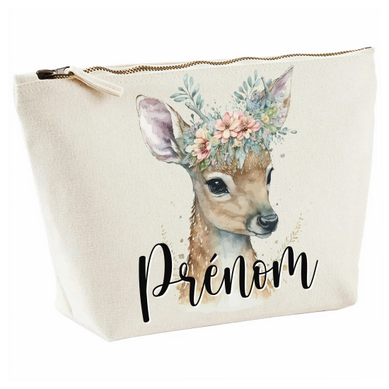 Estuche / Bolsa - Cervatillo flores